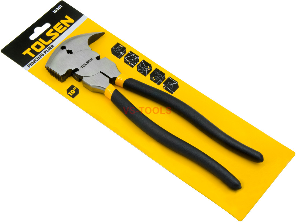 HeavyDuty Fencing Pliers Fence Wire Cutter Twisting Tensioning